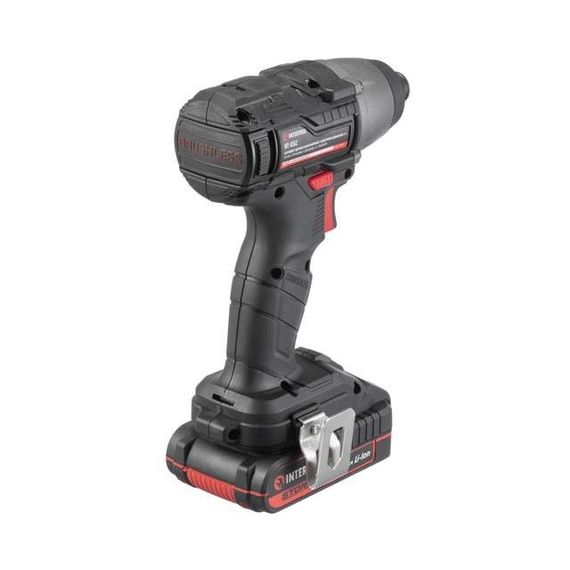 Шуруповерт аккумуляторный Intertool - 20 В x 2 Ач Li-Ion Brushless Storm (WT-0362) | Зображення 3
