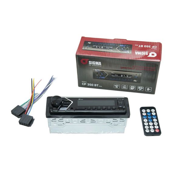 Автомагнитола 1Din Sigma CP-350 BT RGB | Зображення 3