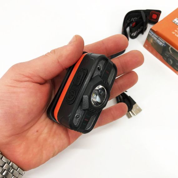 Ліхтар на голову з вбудованим акумулятором WH-0188, , Ліхтар на голову для гаража і дачі FQ-57 | Зображення 2