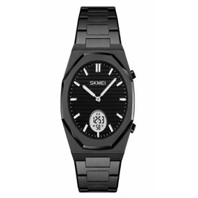 Наручний годинник Skmei 2703BKWT Black-White з цифровим дисплеєм та підсвічуванням