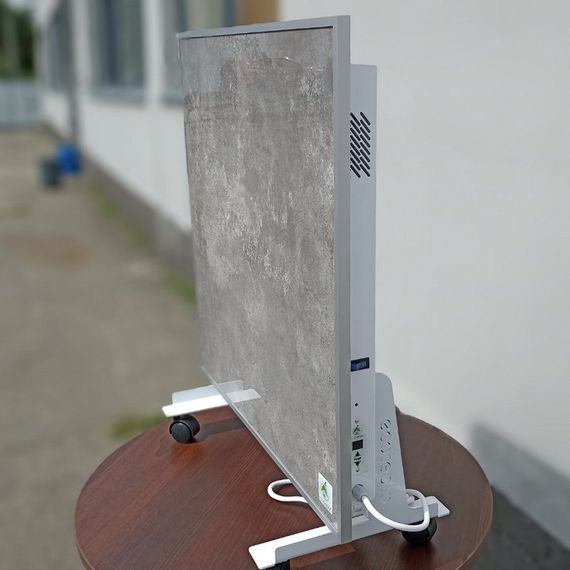 Керамический обогреватель Ecoteplo Air 1000 ME GL с конвекционным теном и терморегулятором, серый лофт | Зображення 2