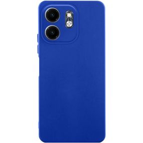 Чохол TPU GETMAN Liquid Silk Full Camera для Samsung Galaxy A31 Синій / Deep navy