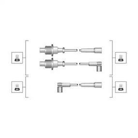 Комплект дротів запалювання PEUGEOT 405, PEUGEOT 405, MAGNETIMARELLI (941319170118)