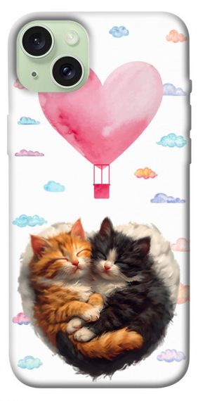 Чохол з картинкою Animals love 3 для Apple iPhone 15 Plus (6.7")