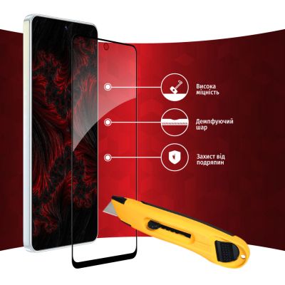 Стекло защитное Intaleo Full Glue Tecno Camon 19/19 Pro (1283126547270) | Зображення 3