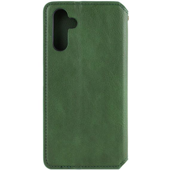 Кожаный чехол-книжка GETMAN Cubic (PU) для Samsung Galaxy A14 4G/5G Зеленый | Зображення 1
