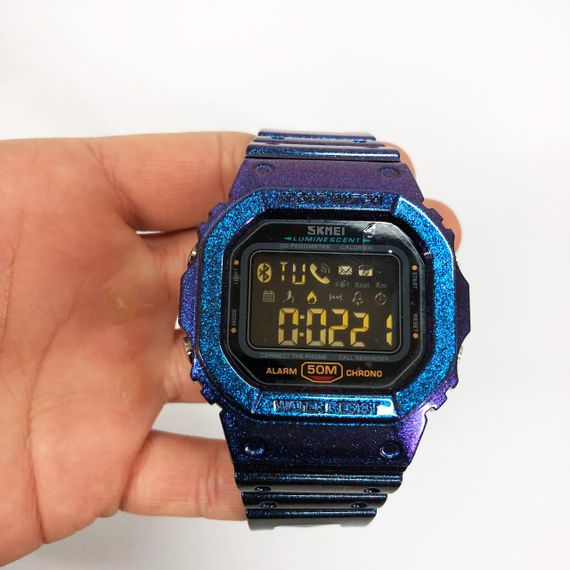 Смарт-годинник наручний чоловічий SKMEI 1629GTPL, Годинник наручний електронний тактичний, Протиударний годинник | Зображення 7