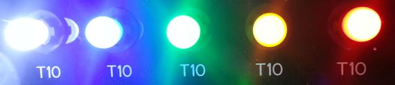 Світлодіодна Автолампа червона (RED)  T10 (Philips Type led lamp) (Precision) | Зображення 1