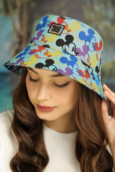 Панама «Bright Mickey Mouse» цветной принт