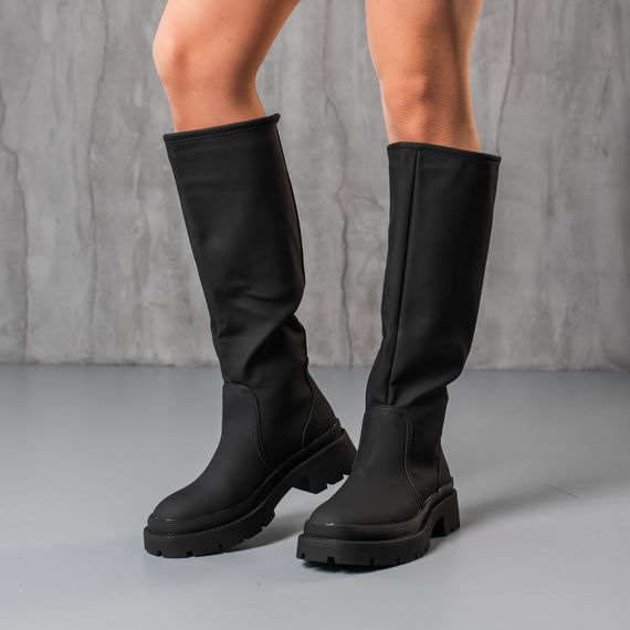 Чоботи жіночі Fashion Zinnia 3869 41 розмір 26 см Чорний