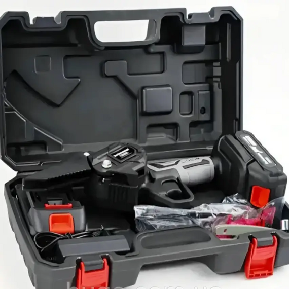 Акумуляторна ланцюгова міні-пила Electric Chain Saw1. Mini Electric Chain Saw1 з акумулятором у валізі 48V   знижка | Зображення 4