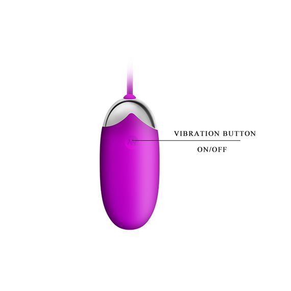 Віброяйце - Pretty Love Abner Vibrating Egg Purple (App) | Зображення 2