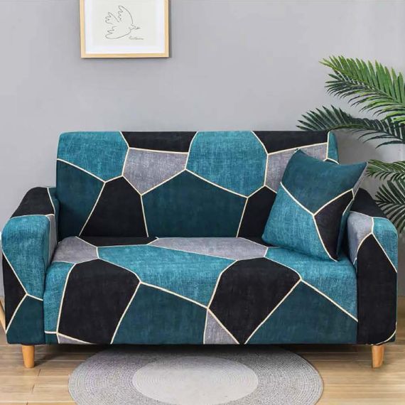 Чохол на диван тримісний трикотажний 120 Love You | Зображення 2