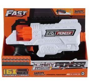 Бластер BIG529 Fast Pioneer Electric з м'якими патронами 16шт (6953505663529)