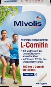 Капсули Міволіс Mivolis L-Карнітин 400 мг. L-Carnitin