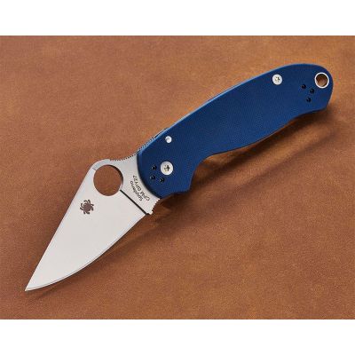 Нож Spyderco Para 3 Satin SPY27 Cobalt Blue G10 (C223GPCBL) | Зображення 5