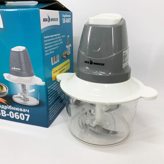 Блендер с двумя режимами скорости SeaBreeze SB-0607, Блендер для кухни с мерным стаканом ZL-10 | Зображення 1