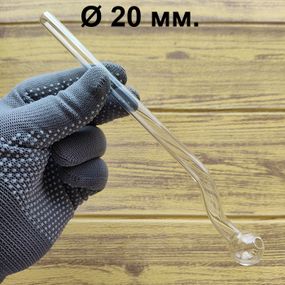 Стеклянная трубка Sherlock Ball Mintra Oil Clear