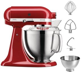 Миксер планетарный настольный KitchenAid Artisan 5KSM185ECA чаша 4.8л, с двумя чашами Карамельное яблоко