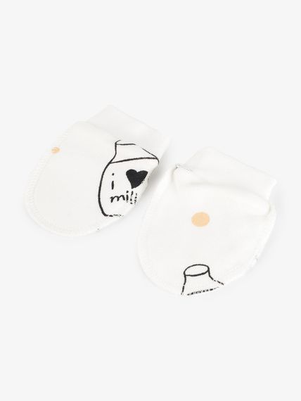 Царапки для малюків на манжеті Bears 915102 0-3 місяці Бежевий shop (4821184764306)