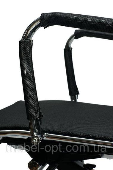 Офісне крісло Solano mеsh black репліка крісла Eames Style HB Ribbed Office Chair EA 119 | Зображення 6