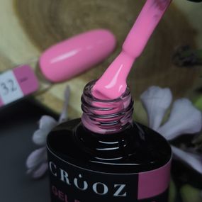 Гель-лак Crooz 32 (насичений світло-рожевий) 8мл