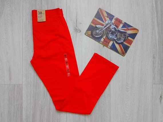 Чоловічі звужені штани чіноси р. 44 slim | Зображення 3