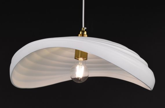 Люстра підвісна на 1 лампочку 27851 Латунь 25-150х42х45 см. | Зображення 2