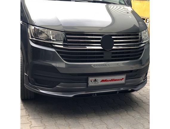 Накладка на передний бампер 2019-2024 (под покраску) для Volkswagen T6 | Зображення 1