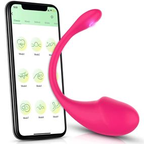 Вагінальне віброяйце "Egg Vibrator", смарт управління, колір рожевий, 9 режимів вібрації Sex Aura