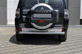 Задня дуга AK002 (нерж.) для Mitsubishi Pajero Wagon IV