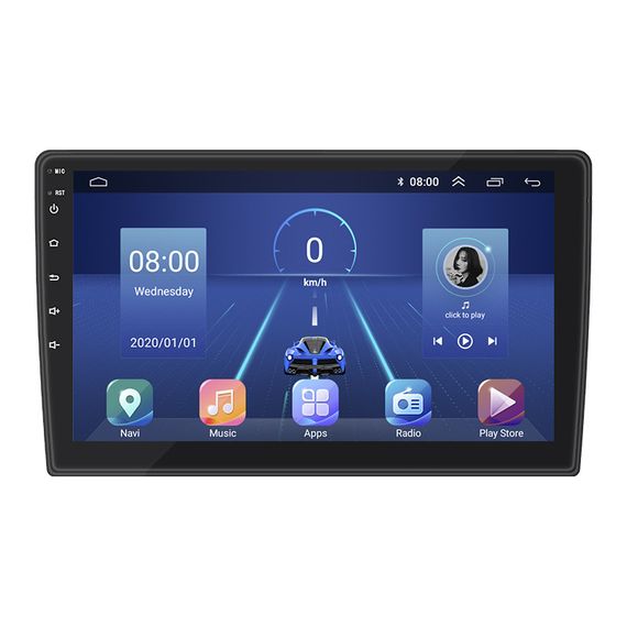 Штатная магнитола Lesko для Peugeot Partner II Рестайлинг 2012-2015 экран 9" 4/32Gb/ 4G/ Wi-Fi/CarPlay Premium