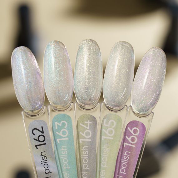 Гель-лак Valeri 165 "Шампань с искрами" 6 мл | Зображення 1