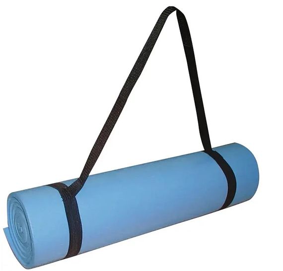 Килимок спортивний Toorx Rolled 160 х 50 х 0,8 см для йоги та фітнесу Azzurro (MAT-160)