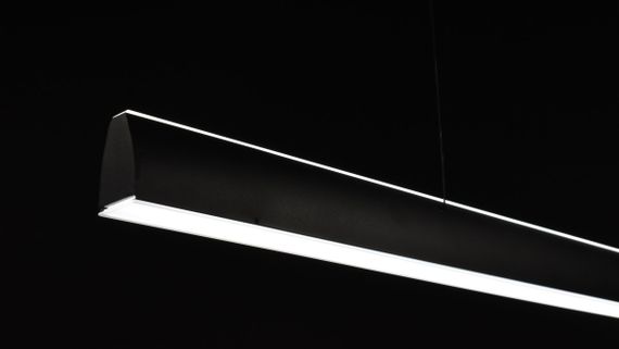 Люстра світлодіодна підвісна LED світильник для квартири на стелю лед 27347 Чорний 15-120х6х120 см. | Зображення 3