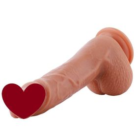 Ультрареалістичний фалоімітатор для секс-машин Hismith 8.3″ 2-layers Silicone Flesh Dildo, 2-шаровий Sex Aura