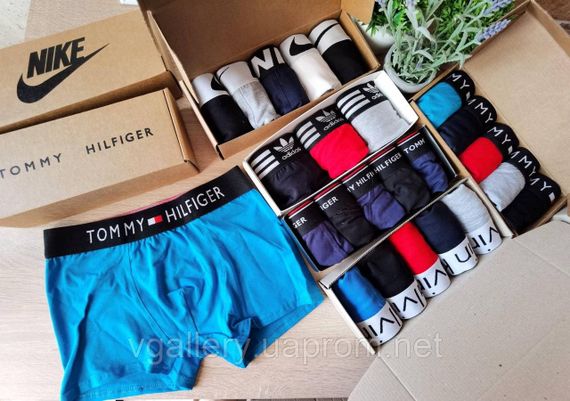 Чоловічий набір трусів на 5 шт. у коробці — Мультибренд — 5 штук на вибір — ціна поштучно ХЛ | Зображення 3