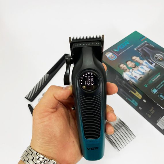 Профі машинка для стрижки волосся VGR, Машинка для стрижки від акб Набір машинок XK-34 | Зображення 2