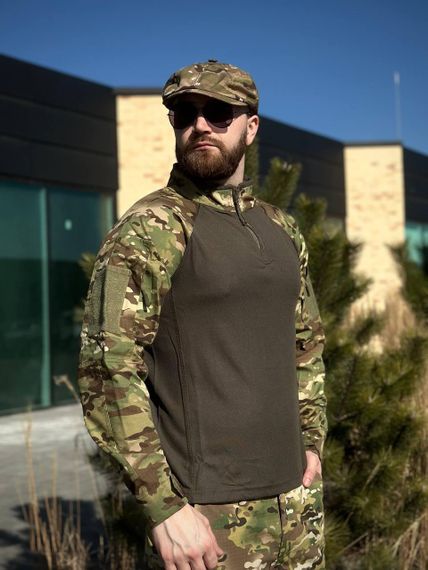Військовий Статутний Комплект Мультикам 2 в 1 Кітель та Штани +Убакс Military MTP | Зображення 2