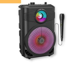 Портативна колонка XPRO BS46 валіза 10Вт, USB, SD, FM радіо, Bluetooth, 1 мікрофон, ДК (41915-BS46_3414)