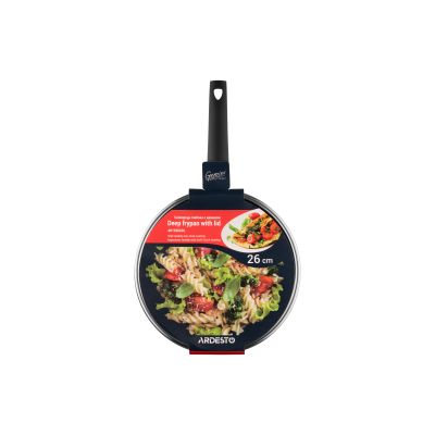 Сковорода Ardesto Gemini Gourmet Viareggio Cover Grey 26 см (AR1926GDL) | Зображення 1