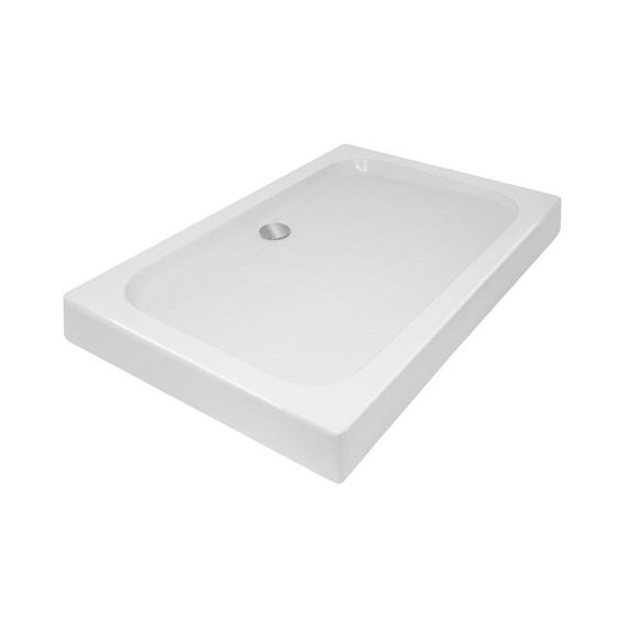 Душовий піддон KAPIELKA ST120x80х14 низький, прямокутний, діаметр зливу 52 мм Lidz