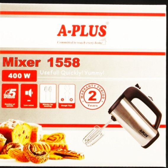 Ручний Міксер 5 Швидкостей+4 Насадки 400 Вт | Міксер | Coffie mixer | Міксер | Зображення 1