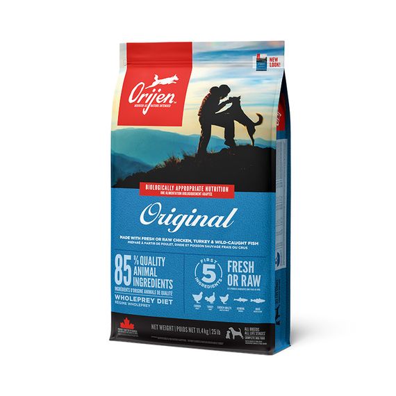 Корм Orijen Original Dog сухий з м'ясом і рибою для собак будь-якого віку 11.4 кг