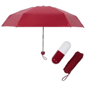 Capsule umbrella / Капсульна парасолька / Кишенькова парасолька / Парасолька легка. VN-769 Колір: червоний