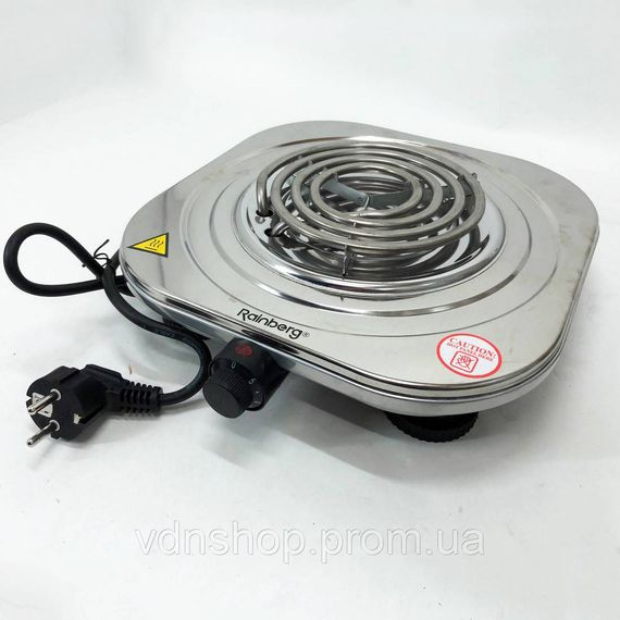 Плита электрическая переносная одноконфорочная настольная Rainberg, Плита переносная для дома AD-70 | Зображення 6