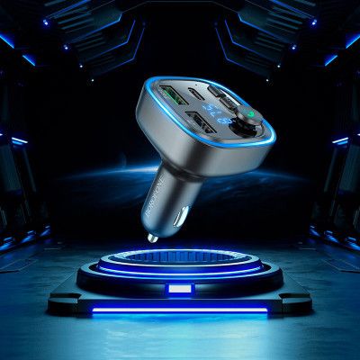 FM модулятор BOROFONE BC48, Gray, Box (BC48) | Зображення 6