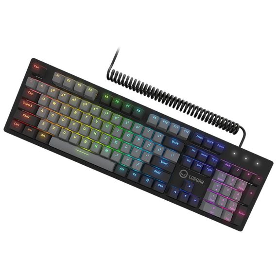 Клавіатура Lorgar Azar 514 RGB USB UA Black (LRG-GK514B-UA) | Зображення 2