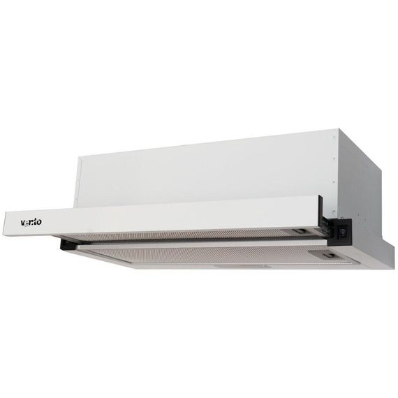 Вытяжка телескопическая белая VENTOLUX GARDA 60 WH (700) LED 2S | Зображення 1