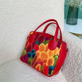 Сумка женская Kitto Осенний лес 25x20x9 см (SKI_22S003_KR)